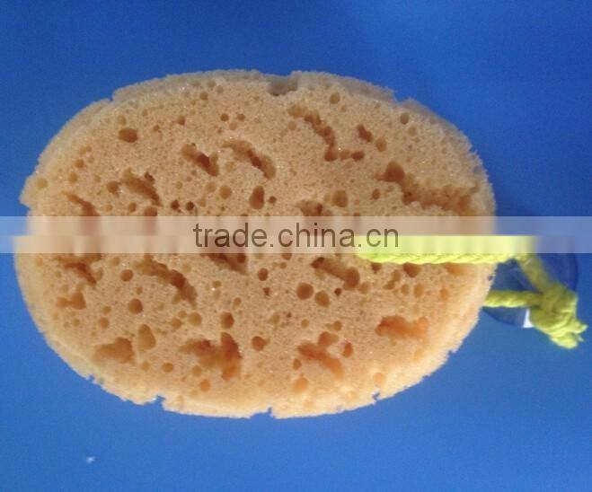Natural seaweed bath sponge/ Algae bath sponge with a suction cup