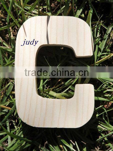 Decorative small wooden craft alphabet letters Wholesale