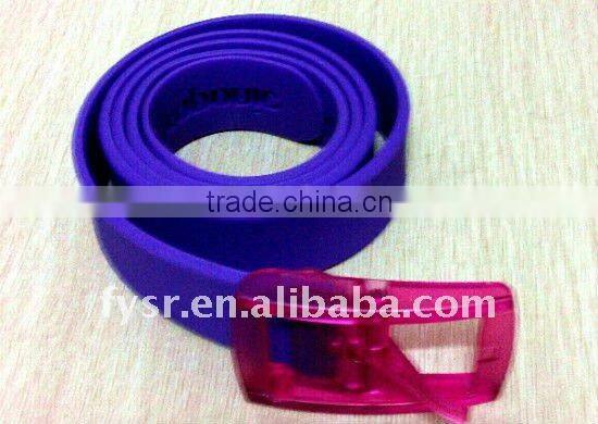 2016 Unisex Fashion Colorrubber Golf Silicone Belt