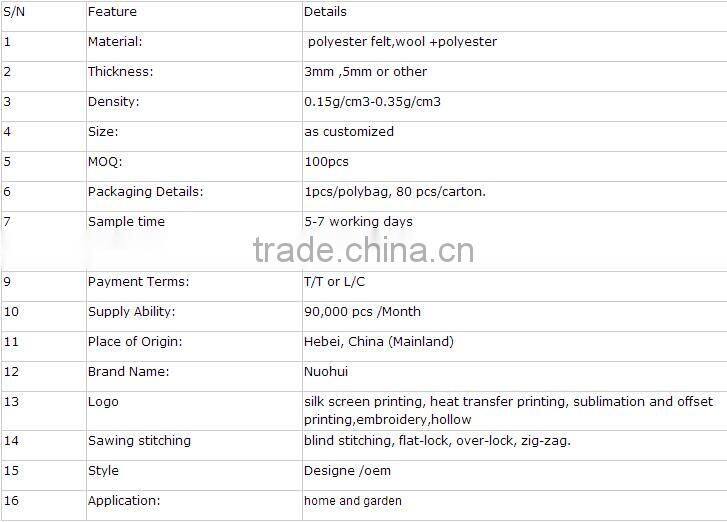 Greenhouse Or Garden Non Woven Felt Plant Grow Bags