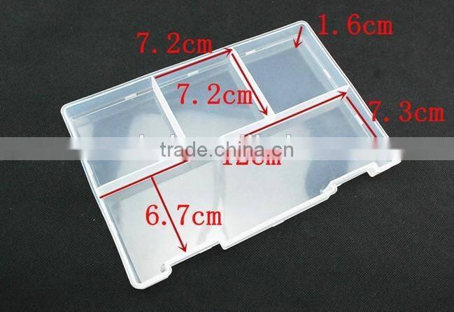 2-layer Plastic Adjustable Compartments metal aglet Tool Bin Storage Box