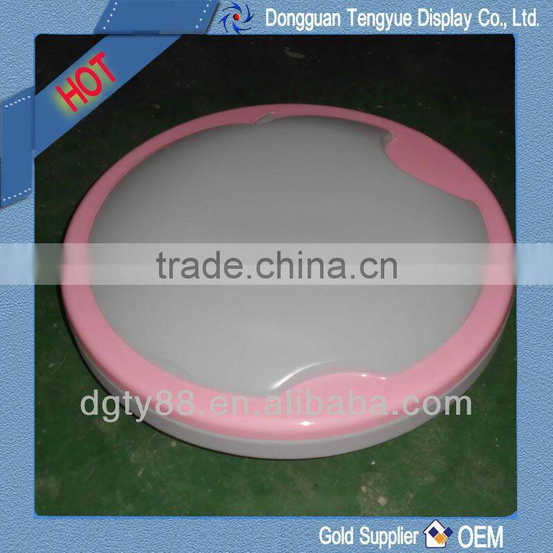 pink vacuum forming of ceiling lamp shades
