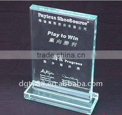 PMMA sunglass display stand made by vac-form machine