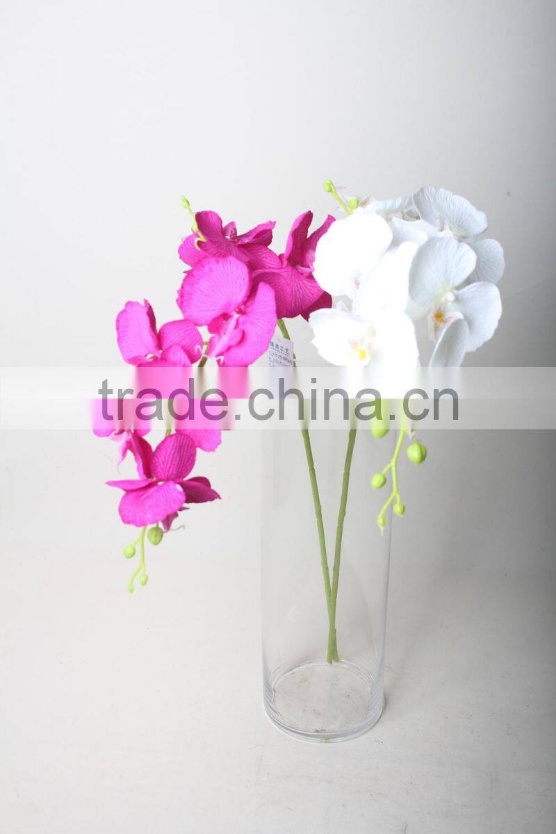 Two branches decorative butterfly orchid artificial butterfly orchid flowers landscaping flowers