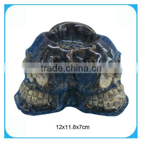 Halloween decorative ceramic candle holder