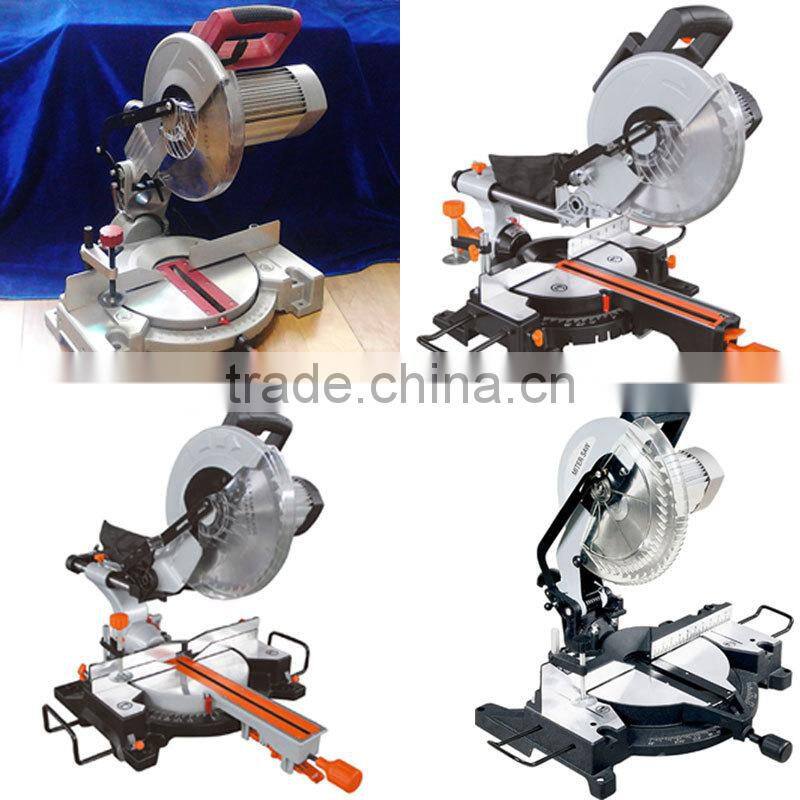 255mm Low Noise Silent Induction Motor Electric Power Wood Cutting Machine Tools Aluminum Cut Off Saw