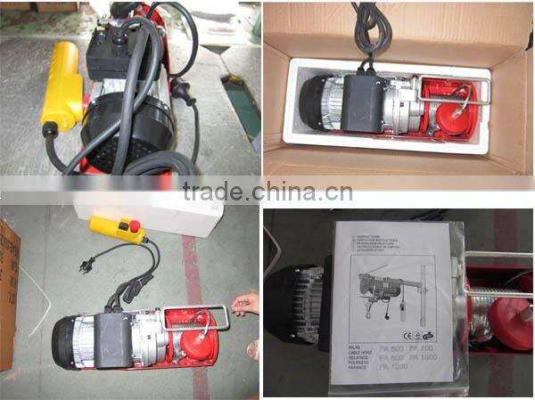 High quality mini electric hoist, CE,GS,UL,EMC, ISO9001