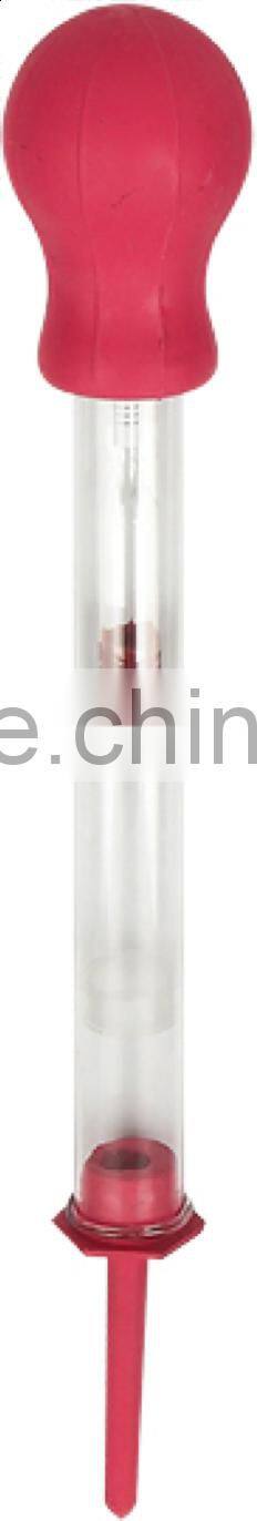 7" red color car battery tester hydrometer bettery acid detector