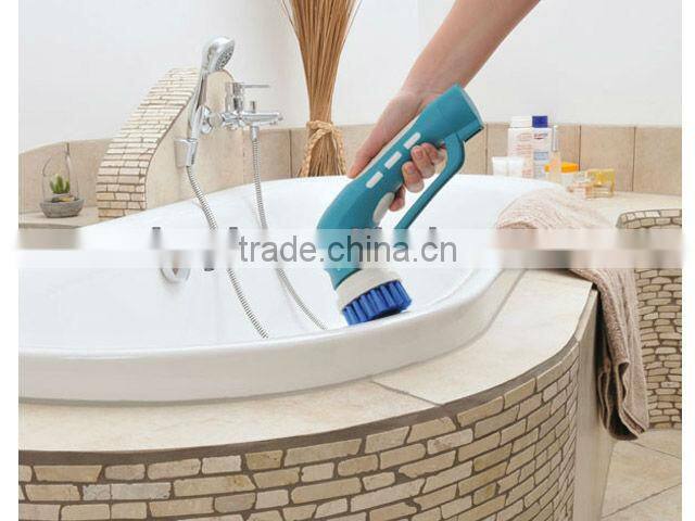 Cordless electric scrubber, electric power scrubber for kitchen and bathroom, electric hand scrubber