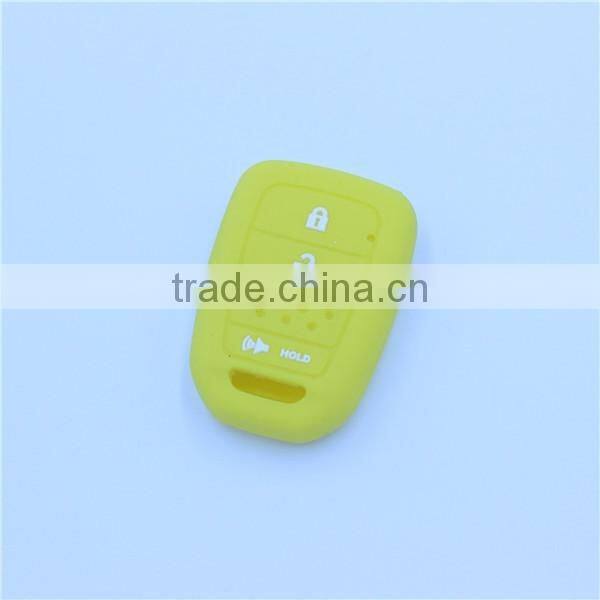 4 buttons silicone car key covers for honda