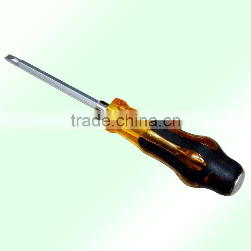D1043 313 Black and Brown transparent wear heart handle with two combined screwdriver