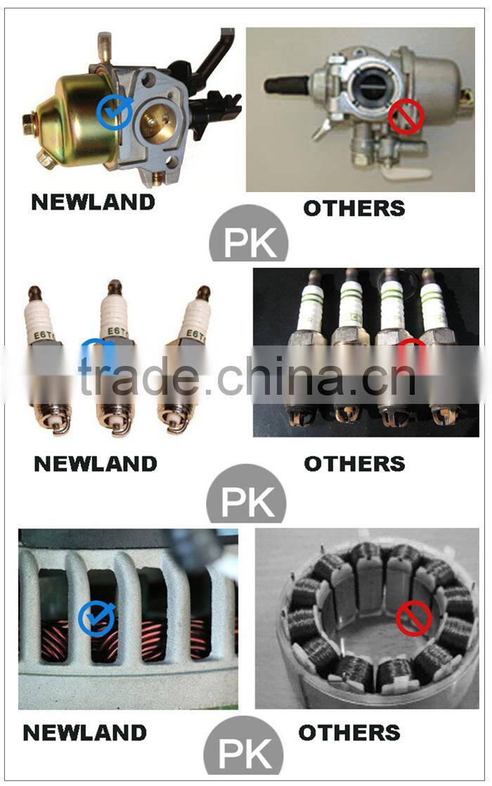 moveable with air wheels and handles electric start 100% copper wire AST3800 gasoline generator