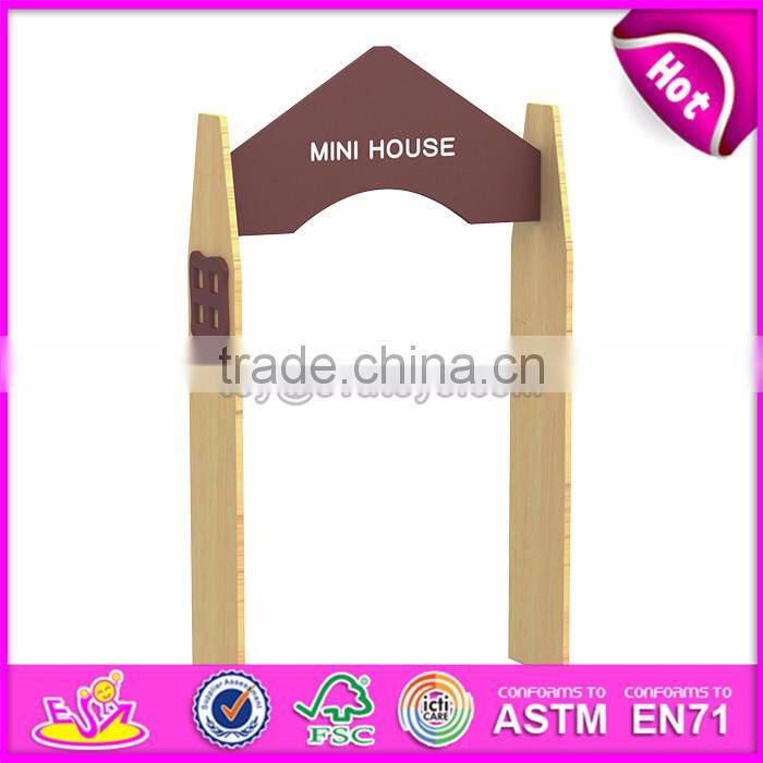 Customize kindergarten storage shelf wooden kids toy storage ideas W08C186-S