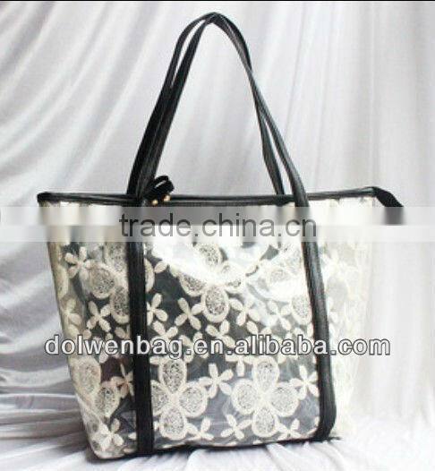 fashionable lace sling handbag for girls