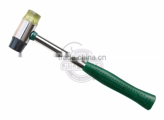30mm Steel Tubular Handle Soft Face Hammer Two-way Mallet
