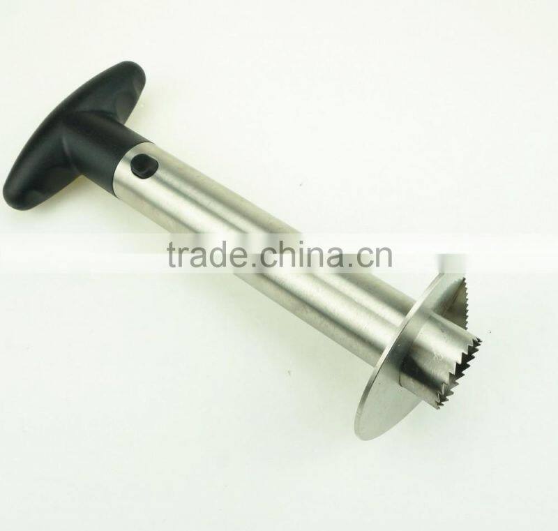 42061 Easy Cooking Tool Stainless Steel Pineapple Peeler Corer Slicer With Colorful Handles