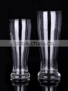Glass beer cup ;Pilsner cup; glass cup