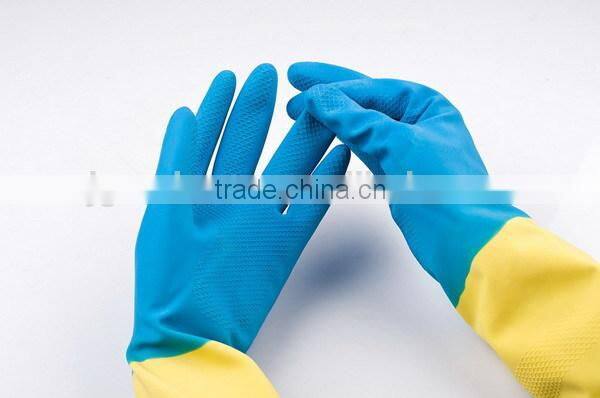 Home Furnishing Dish Washing Gloves Natural Latex Gloves