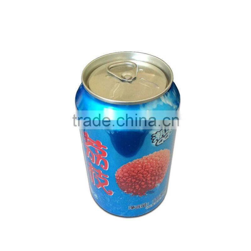 Cheap Price 330ml Can(tinned) Fruit Flavored Carbonated Drink in China