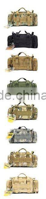 Camouflage canvas camera bag