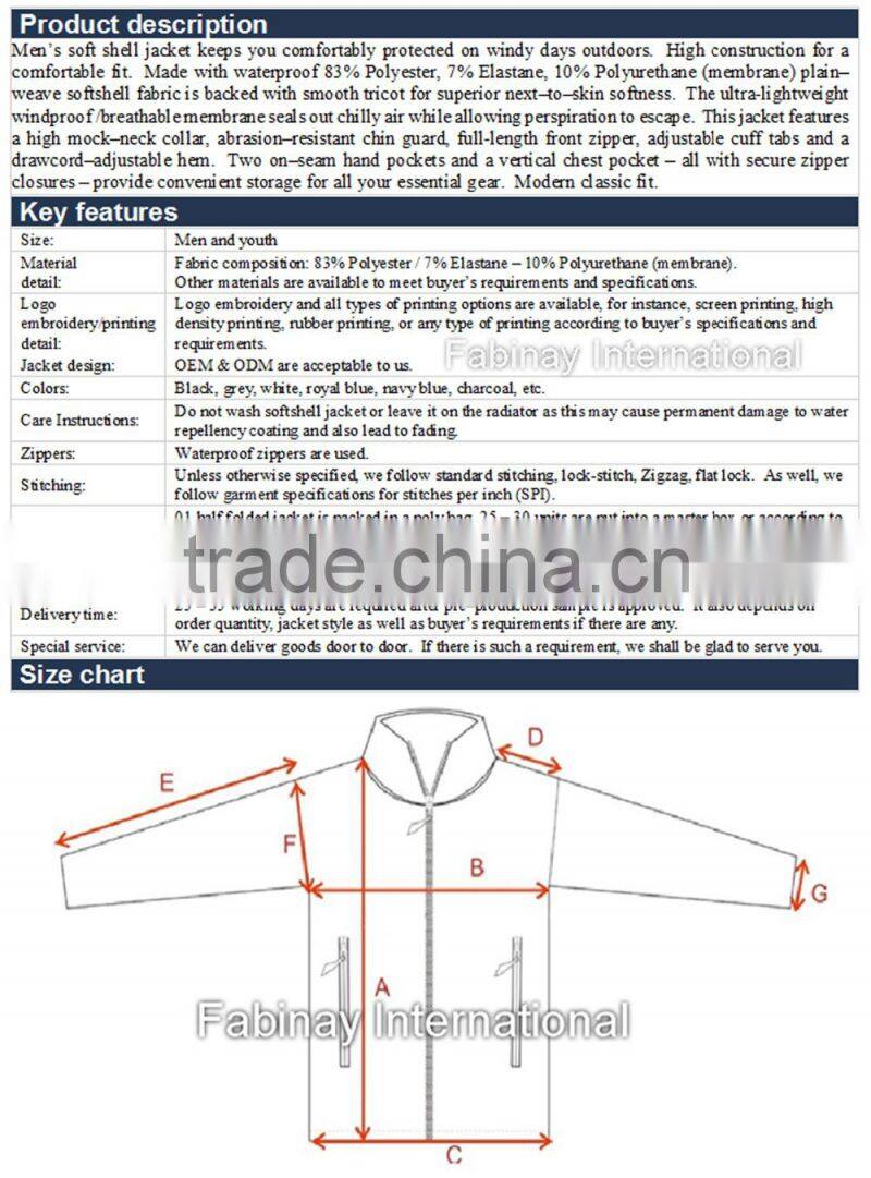 Men's Softshell Jacket