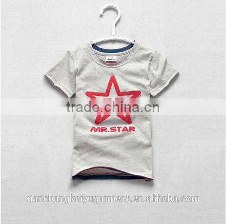 2017 fashion boy kids printed T shirt wholesale