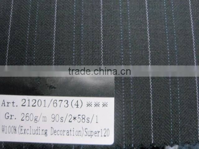 Woven 100%wool herringbone wool fabric