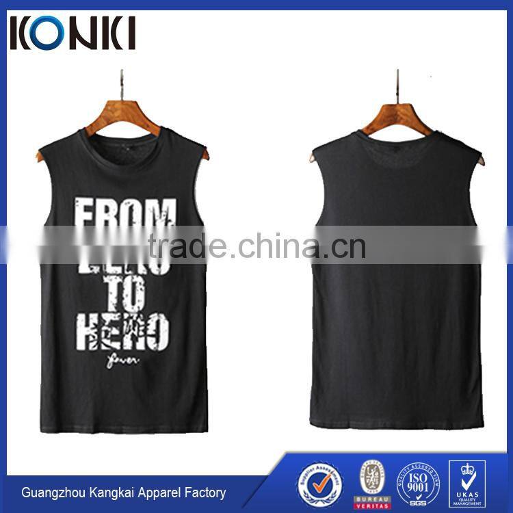 wholesale letter print tank top for men new style tank top