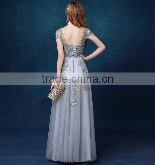 short sleeve lace party evening fashion night dress patterns