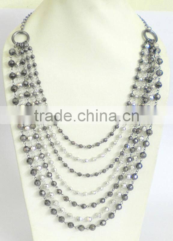 Multi colored Bead Necklace