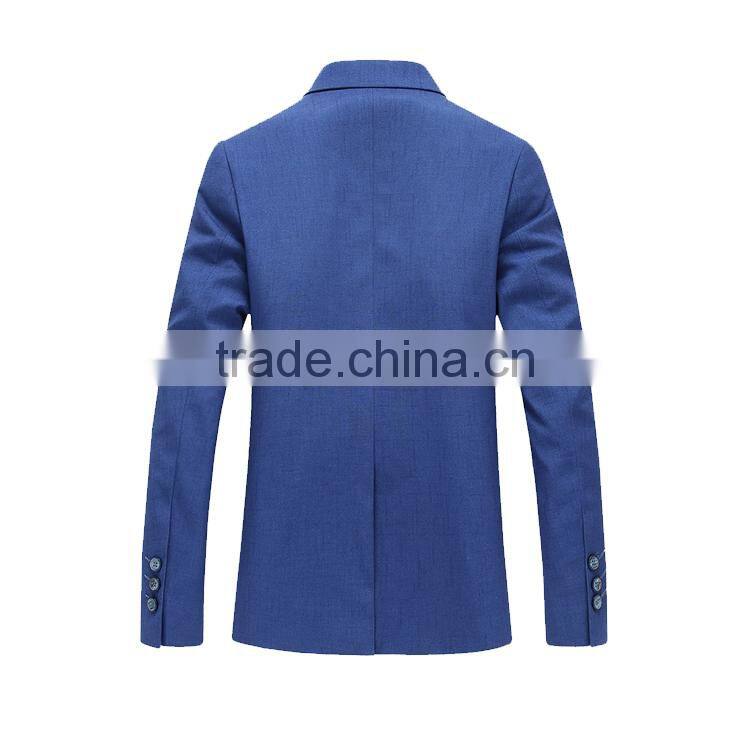 High Quality 1 Button Fashion Business Suit Jacket Blazer For Men