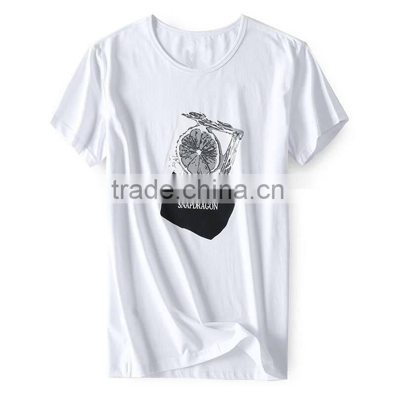 Cheap printing t-shirt simple design companies in China