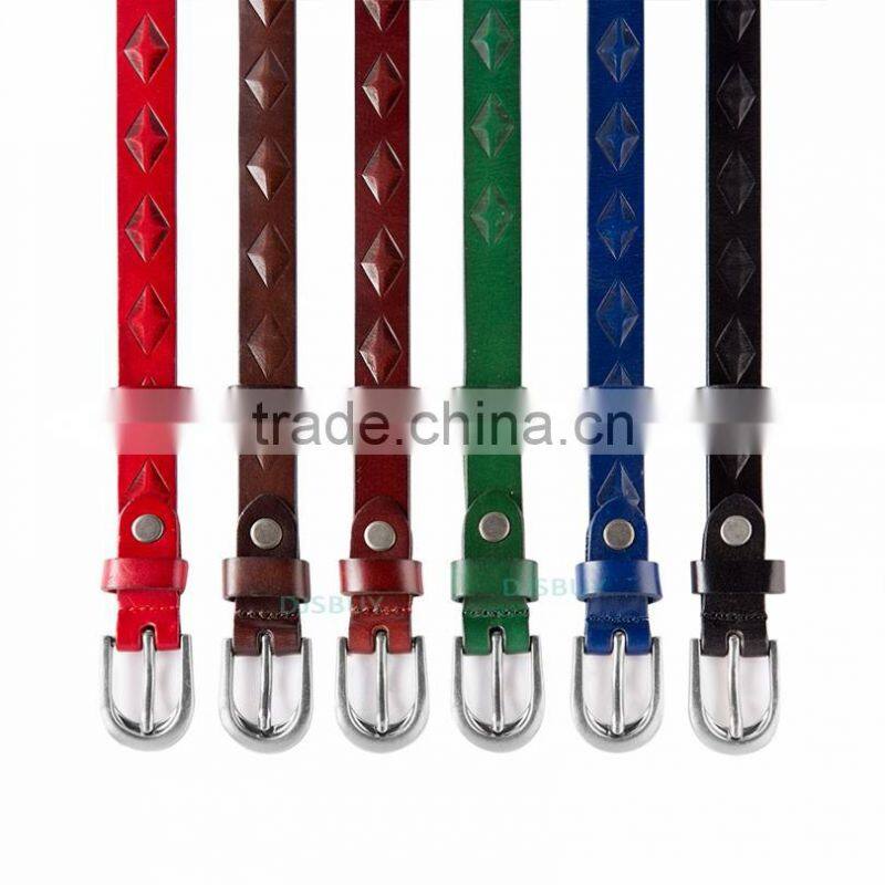Newest Lady Genuine Leather Belt Hot Belts for Young Girls