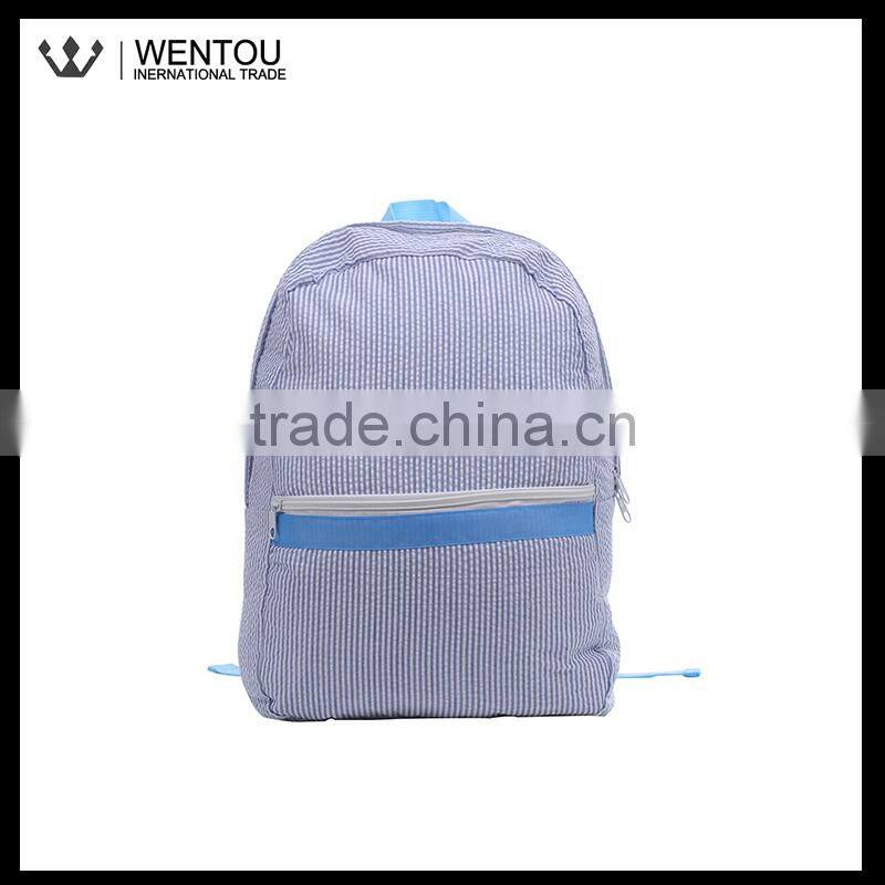 New Fashion Personalized Striped Seersucker Bag