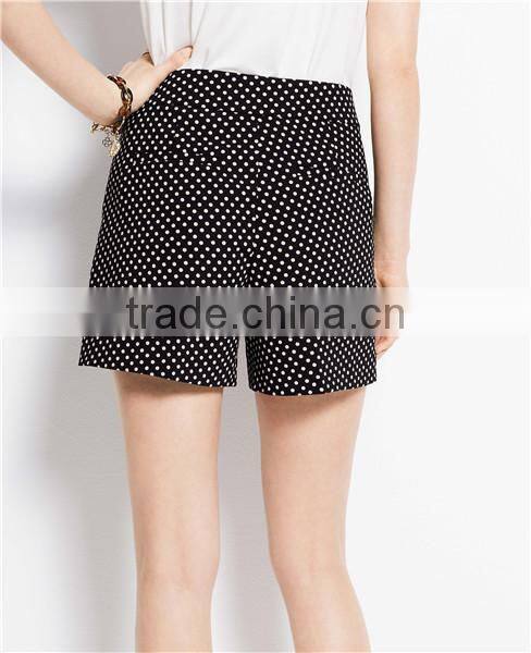Fashion Dots Print Design Casual Wear Girls Shorts
