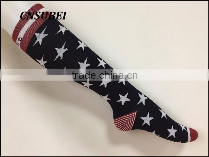 Bright Star jacqaurd sexy girl japanese knee high tube christmas stocking for lady