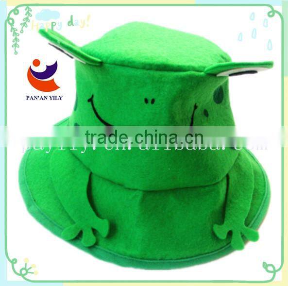 new style fashion frog animal hat children felt hats cute cheap hat