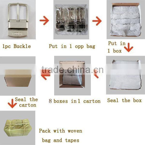 Men custom metal canvas belt buckle wholesale worker belt buckle