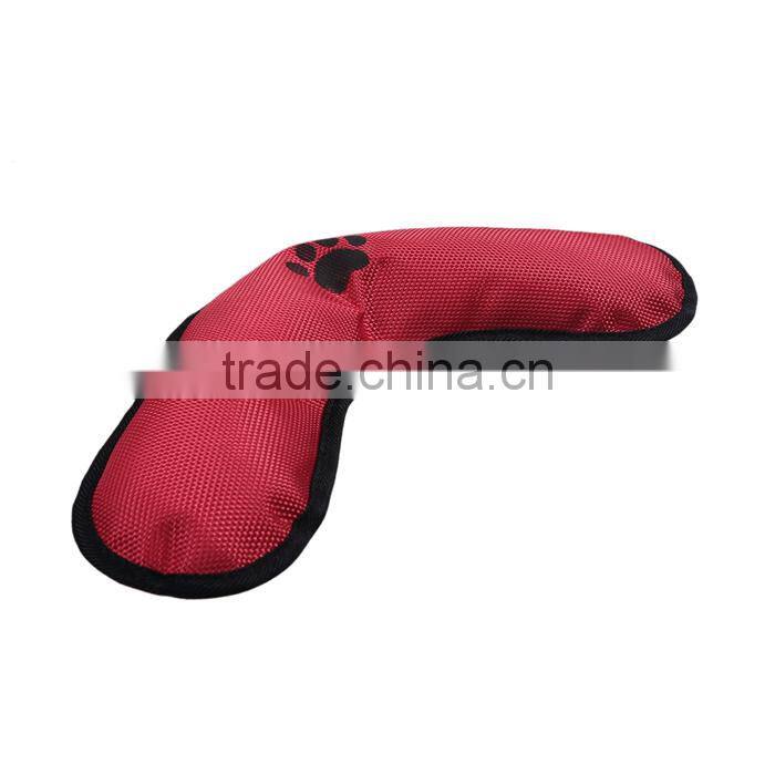 Training Chew Sound Activity Squeaky Toy Dart Red Orange Oxford Fabric Giggle Ball