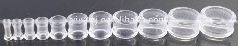 2014 Round Ear Plugs Fack ear Tunnel Acrylic tapers body piercing jewelry