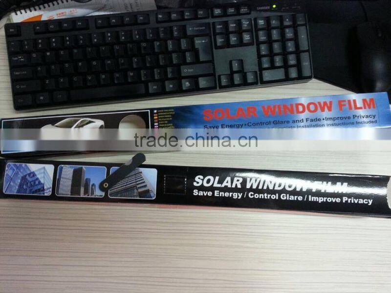 Free sample super black 5% VLT 2mil 0.5m*3m 1ply window tint film for car glass