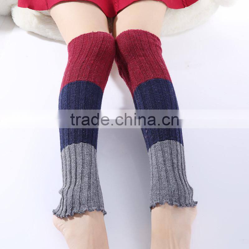 1 Pair Chic Womens Crochet Knit Leg Warmers Cuffs Toppers Boot Socks