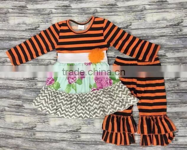 2017 New arrival cute Halloween party clothing for girls design Kids toddler girl clothing sets