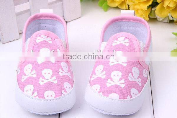 printed skeleton pattern infant shoes