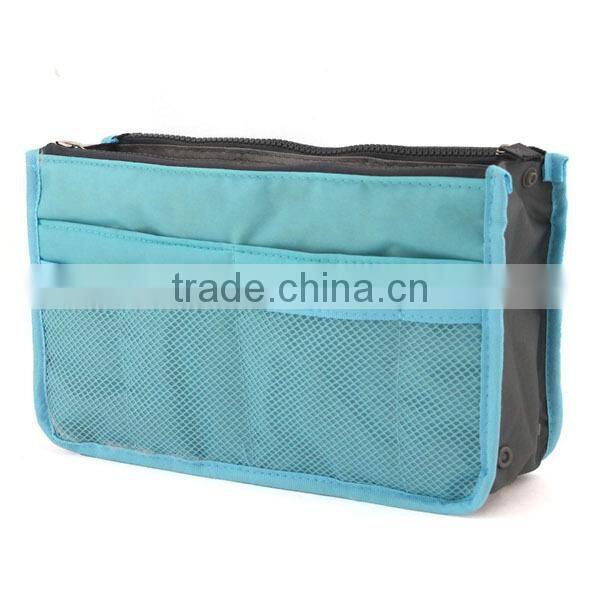 wholesale multi-function women/lady handbag organizer bag comestic bag