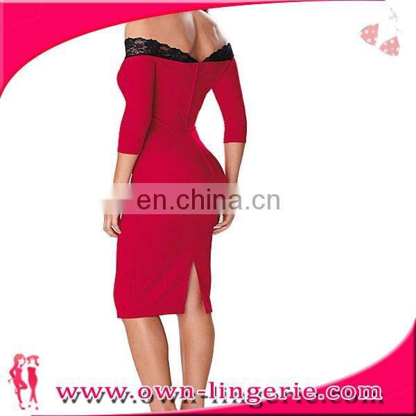 Women Off Shoulder Dress hot fashion show vintage swing rockabilly dress pin up clothing off shoulder tight dresses