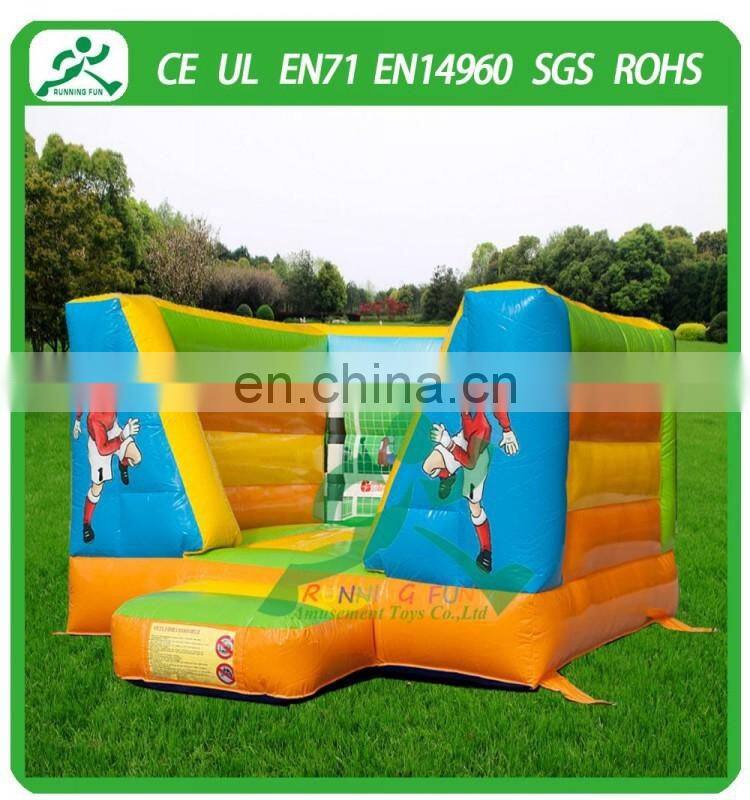 Indoor Mini Inflatable Football Bouncy House With Roof