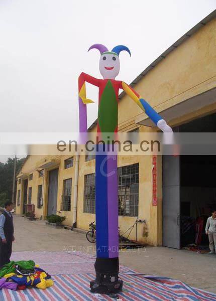 inflatable air dancer with jester shape for events
