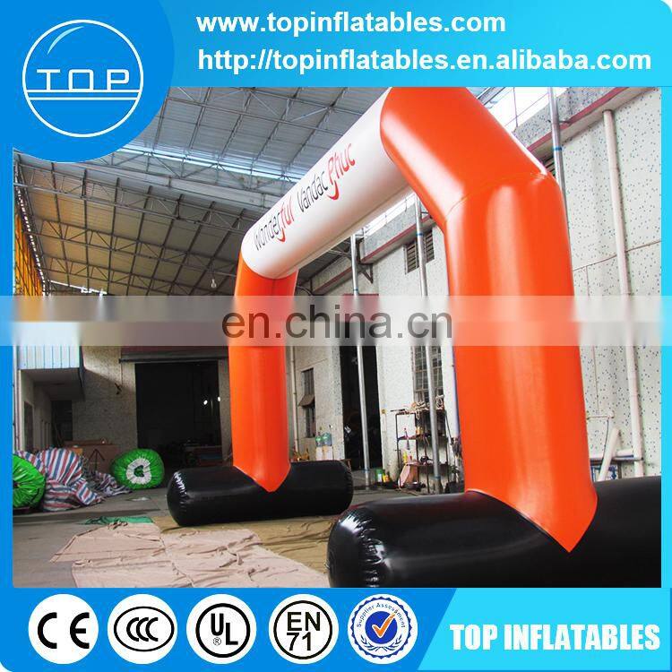 Customized round legs advertising Inflatable Arch with detachable printing