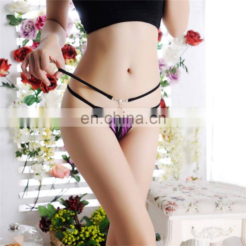 Breathable seamless ladies underwear silk panties for women
